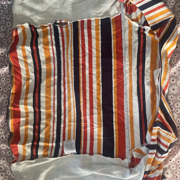 Sezane Adela Stripped Wrap Blouse-medium - Picture 5 of 8